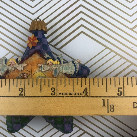 2004 Jim Shore Heartwood Creek Star Nativity Christmas Ornament 4” - Picture 3 of 3